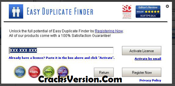 Easy Duplicate Finder License Key Serial